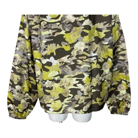 Nike Sportswear Jacket Womens 1X Floral Army Camo Full Zip Track 90s DM3307-325 - Picture 6 of 9